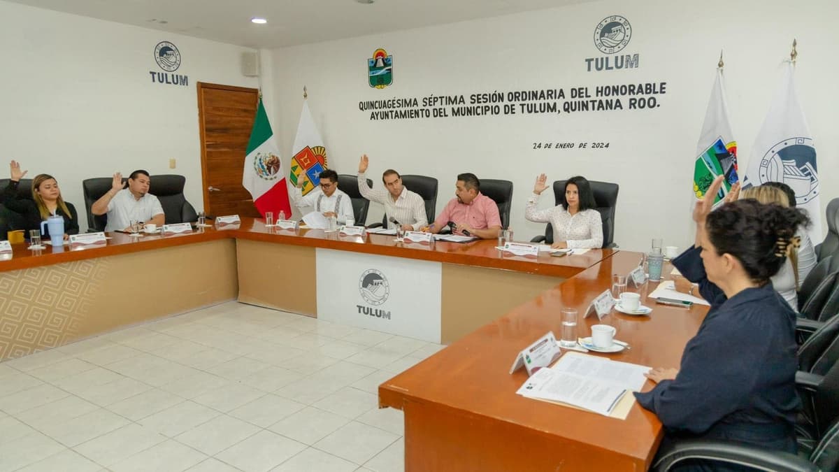 Cabildo de Tulum aprueba compatibilidad de uso de suelo del derecho de vía del Tren Maya