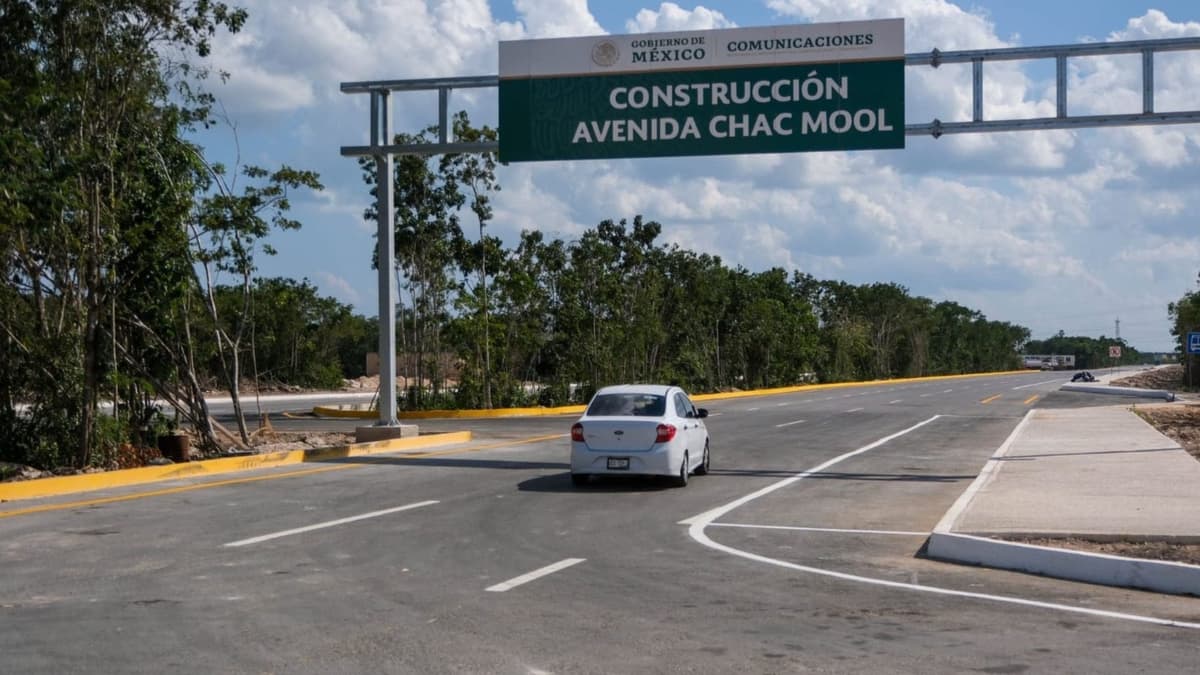 Se reactiva la circulación de la avenida Chac Mool de Cancún luego de su remodelación