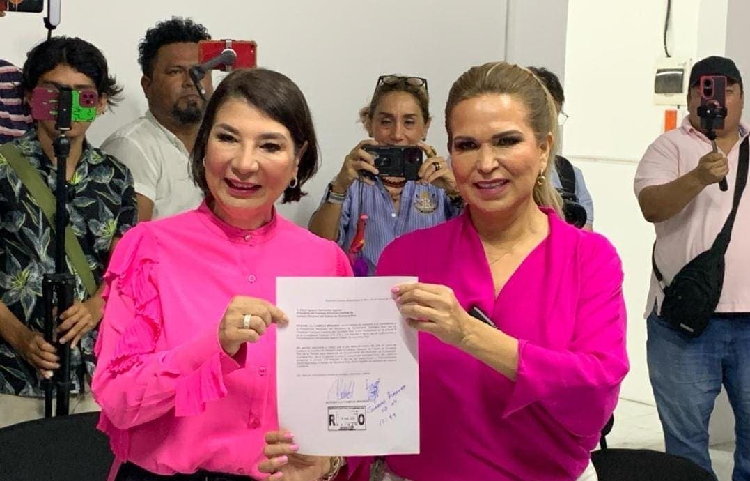 Se registra Lili Campos ante el Ieqroo como candidata a la Presidencia Municipal de Solidaridad