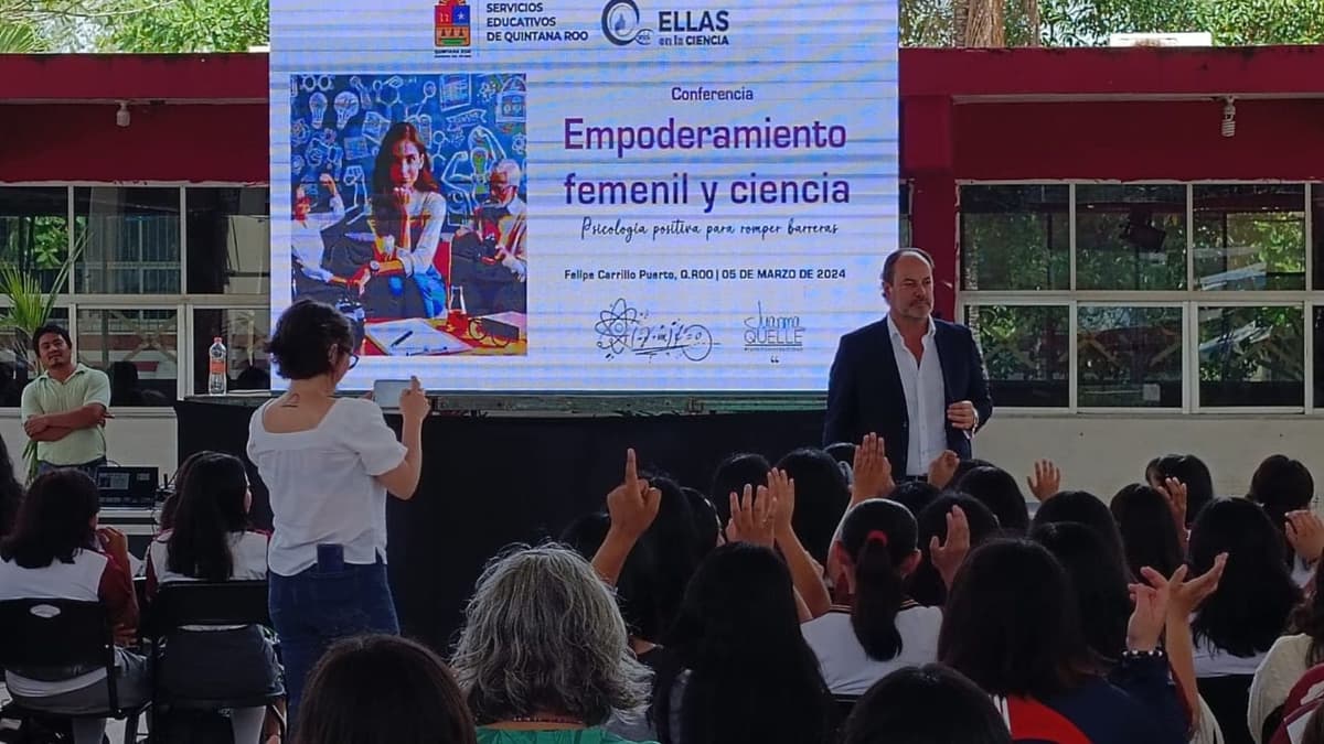 Concluye el ciclo de conferencias “Empoderamiento femenil y ciencia” dirigida a estudiantes del Nivel Medio Superior