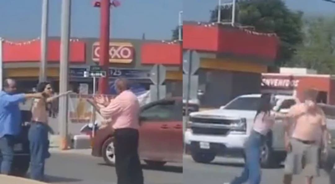 Video: Una joven agrede y arroja cono de nieve a abuelito en Nuevo León