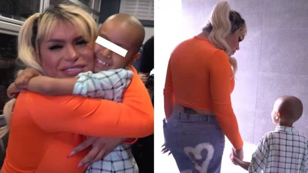 Video: Wendy Guevara cumple sueño de Emily, niña enferma de leucemia