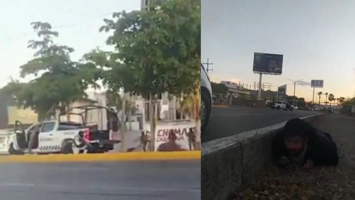Video: Reportero transmitía en vivo mientras se desató una balacera en Culiacán, Sinaloa