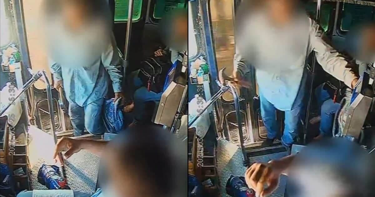 Video: Sujeto ataca con un martillo a chofer en Culiacán porque "se estaba riendo de él"