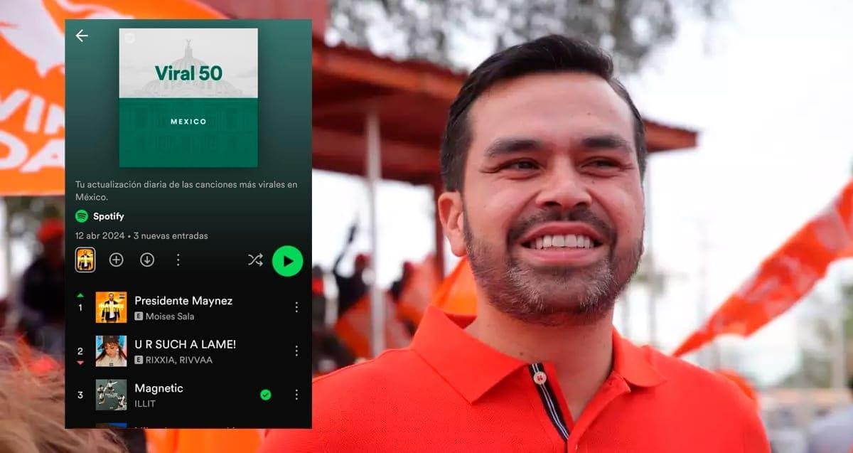 Video: Álvarez Máynez acusa al PRI de bajar la canción “Presidente Máynez” de Spotify