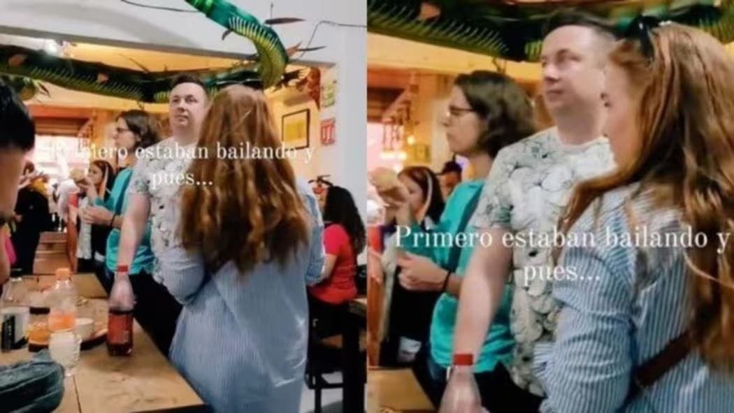 VIDEO: Gringos se van de pulquería en CDMX, tras escuchar "Frijolero" de Molotov