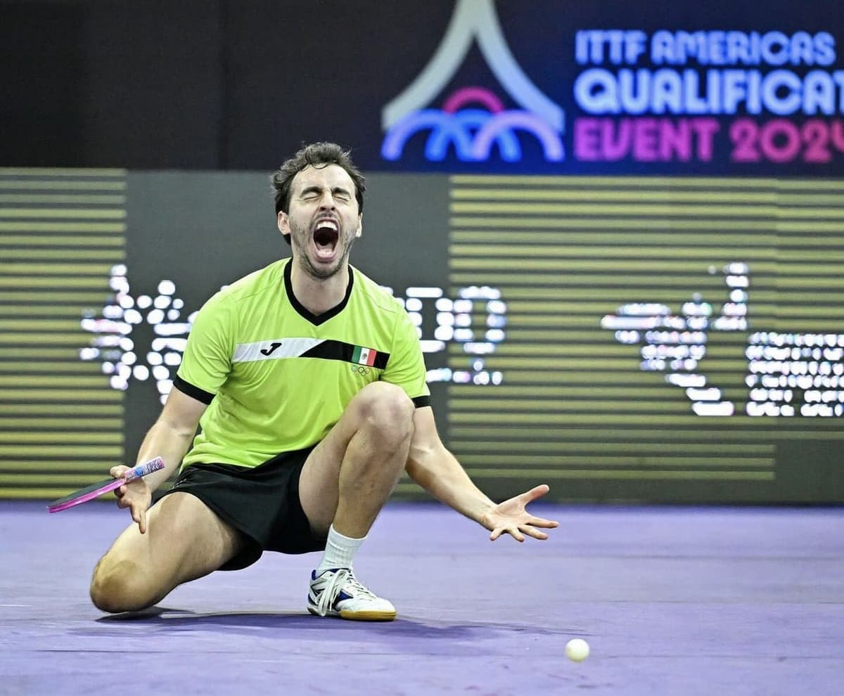 Marcos Madrid consigue en tenis de mesa un nuevo boleto para México a Paris 2024