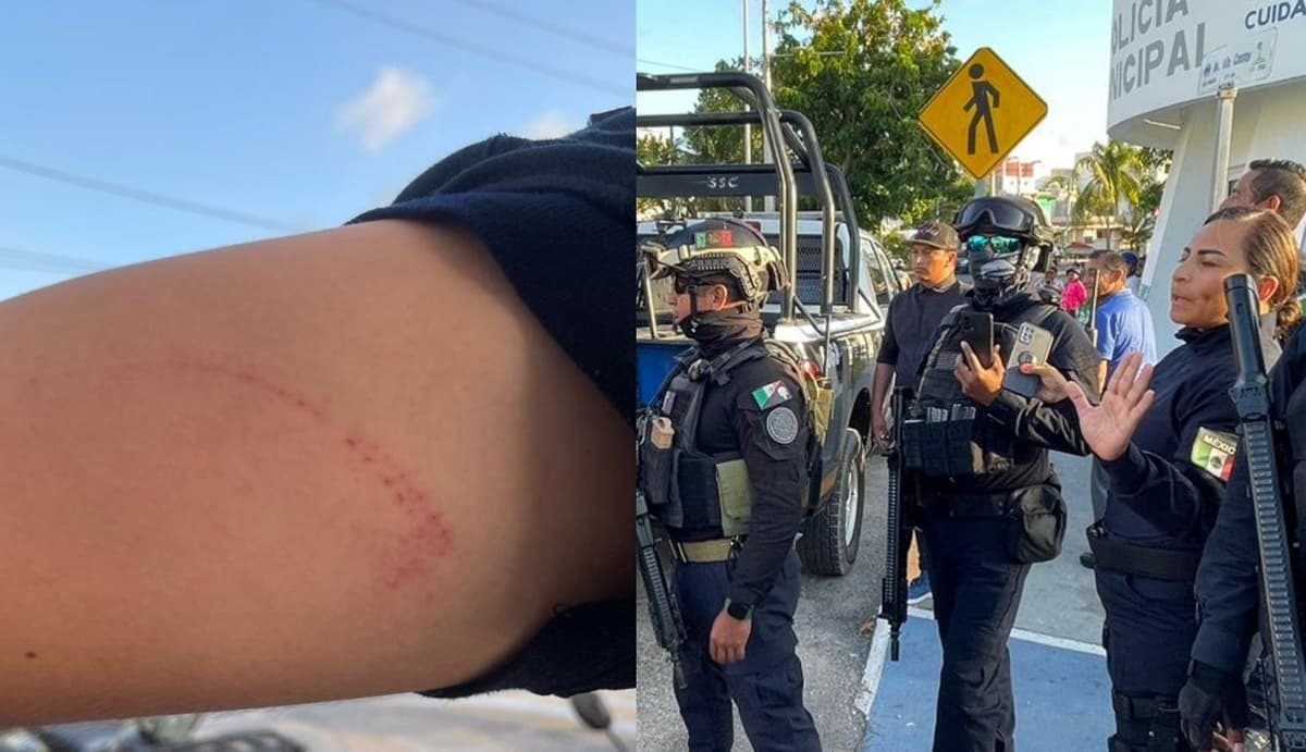 Video: Denuncia PRD agresiones de policías de Isla Mujeres contra sus militantes y simpatizantes