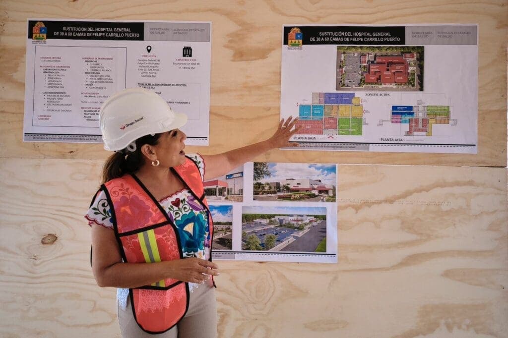 Mara Lezama anuncia el inicio de la construcción del Hospital General de Felipe Carrillo Puerto