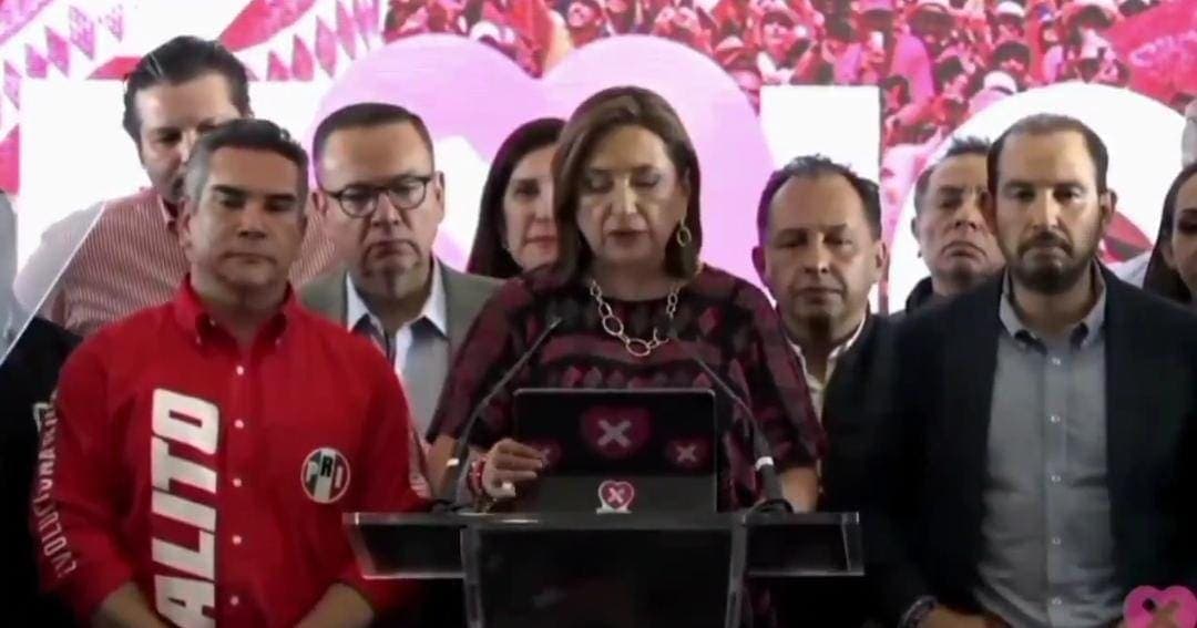 Video: Xóchitl Gálvez reconoce su estrepitosa derrota; sus seguidores alegan fraude