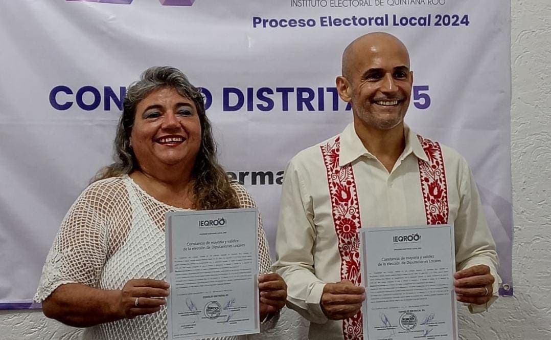 Hugo Alday, primer candidato en recibir su constancia de diputado electo en Quintana Roo