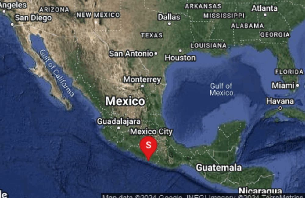 Reportan sismo de magnitud 5.2 con epicentro en Guerrero