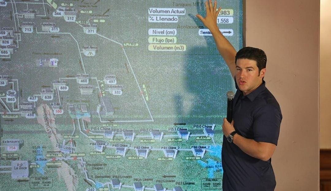 Samuel García anuncia el fin de la sequía que duró varios años en Nuevo León