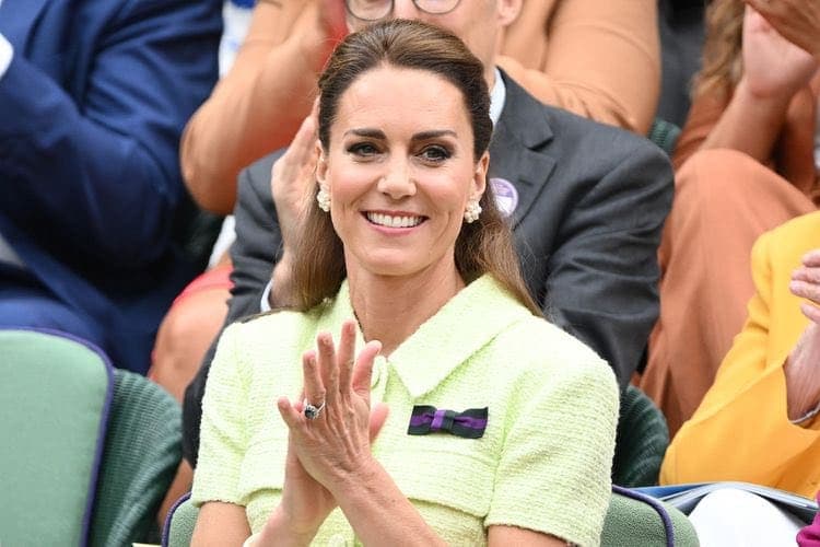 Kate Middleton reaparecerá en la final masculina de Wimbledon para entregar el trofeo