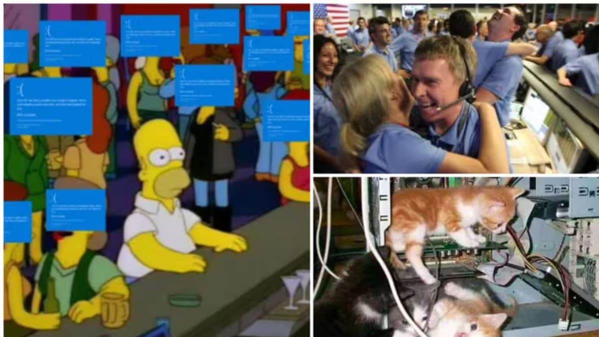 “Se rompió Windows”: los mejores memes sobre la caída global de Microsoft