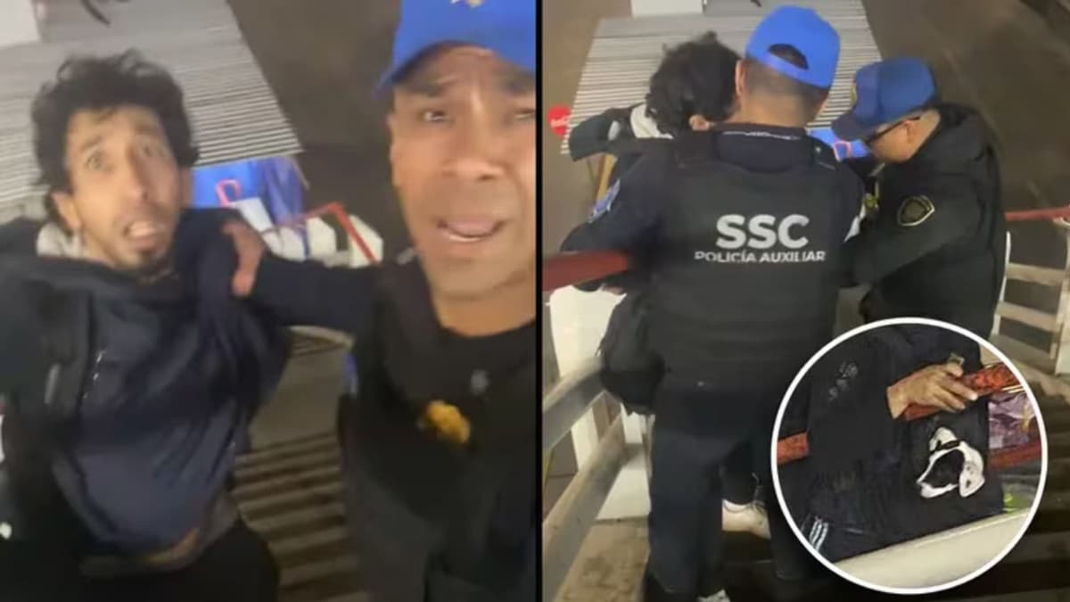 VIDEO: Exhiben a policías agrediendo a hombre que intentó entrar con su perrito al Metro de la CDMX
