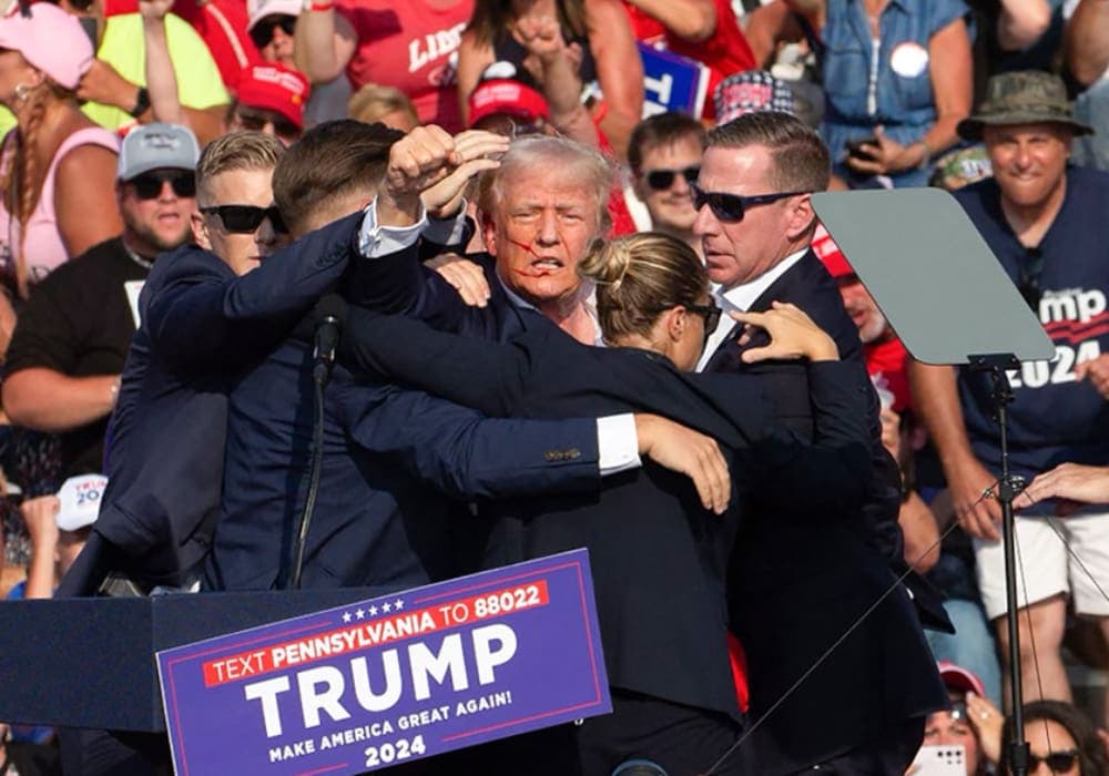 Revelan video del atentado contra Trump desde el techo en que le dispararon