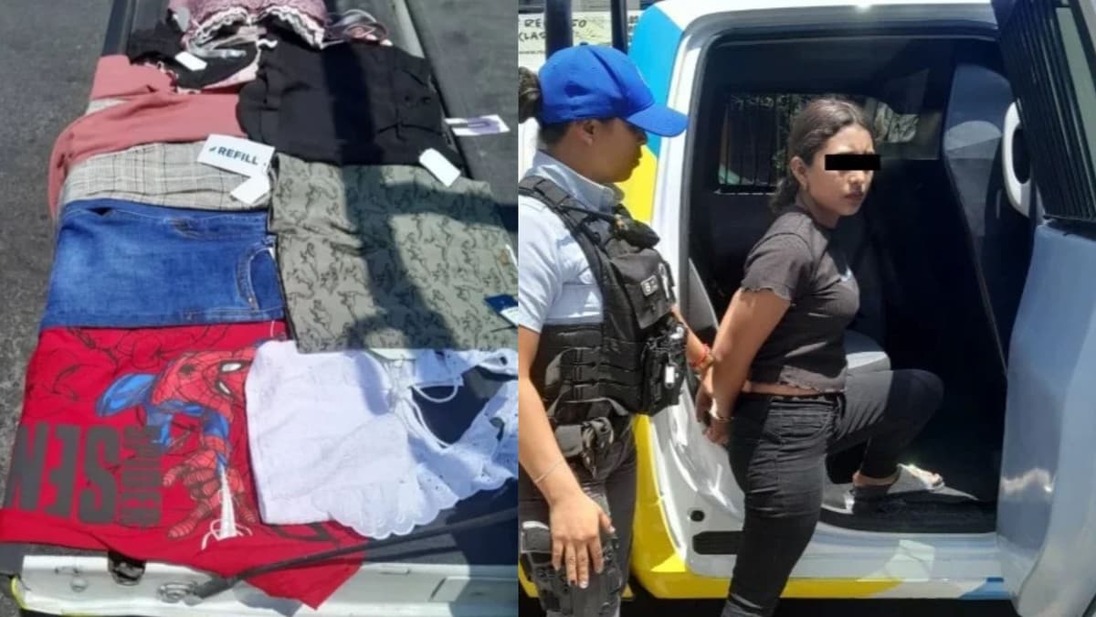 Joven se roba ocho mil pesos en prendas de Coppel y es capturada en Monterrey