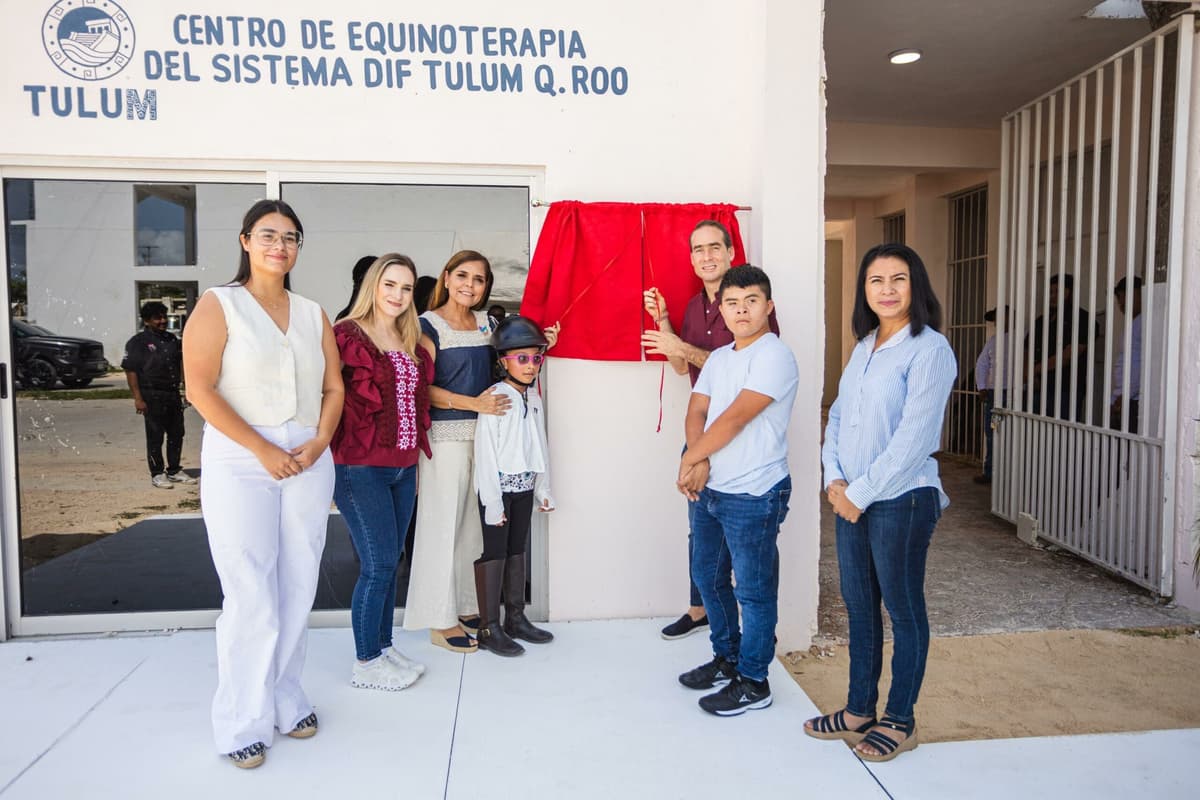 DIF reapertura remodelado Centro de Equinoterapia en Tulum