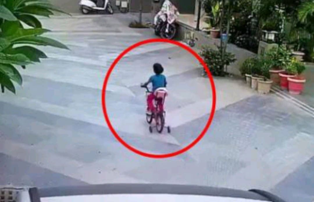 VIDEO: Niña de 4 años muere arrollada por una camioneta tras caer de su bici
