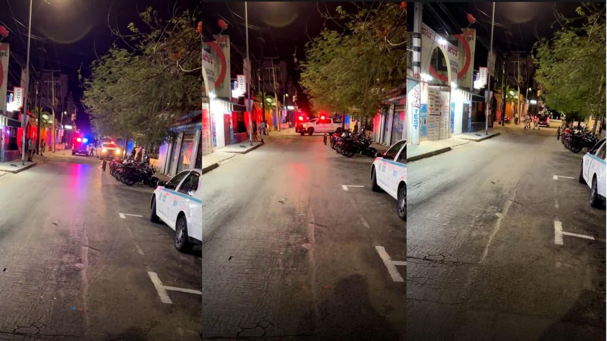 Reportan ataque armado a bar de la colonia Centro de Playa del Carmen