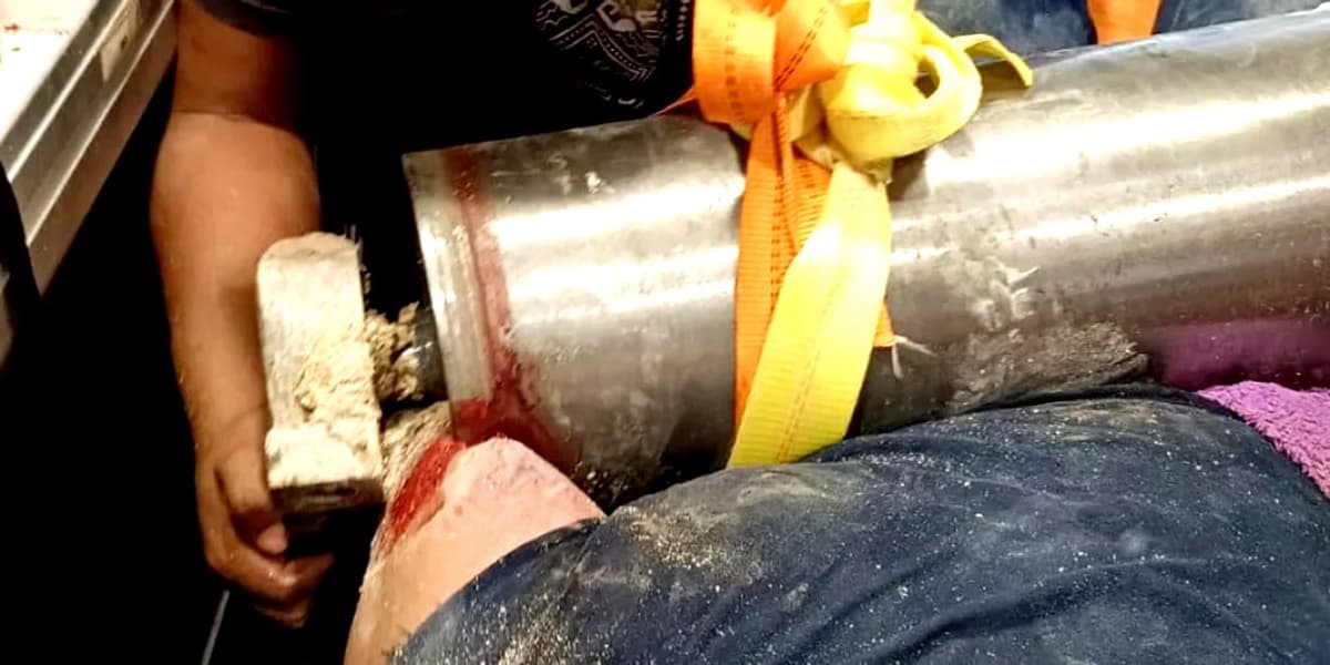 Otro trabajador del Tren Maya accidentado: brazo queda en trituradora, en Carrillo Puerto