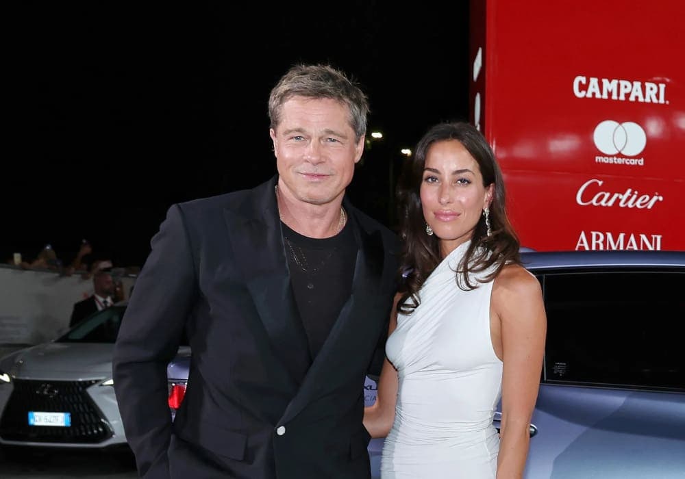 Brad Pitt presenta a su nueva novia en el Festival de Venecia, Italia