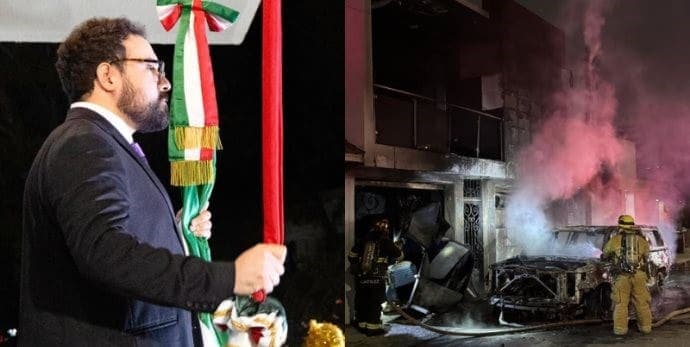 Alcalde denuncia atentado tras incendio de su vehículo en Tecate, Baja California