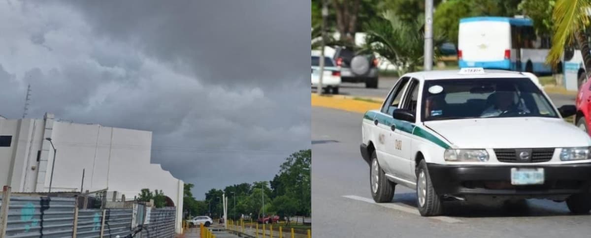 Suspenden clases en zona norte de Quintana Roo; taxistas no trabajarán este miércoles en Cancún