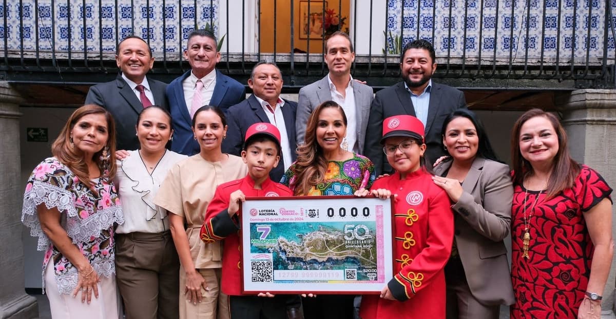 Mara Lezama invita a participar en el Sorteo con la imagen del 50 Aniversario de Quintana Roo