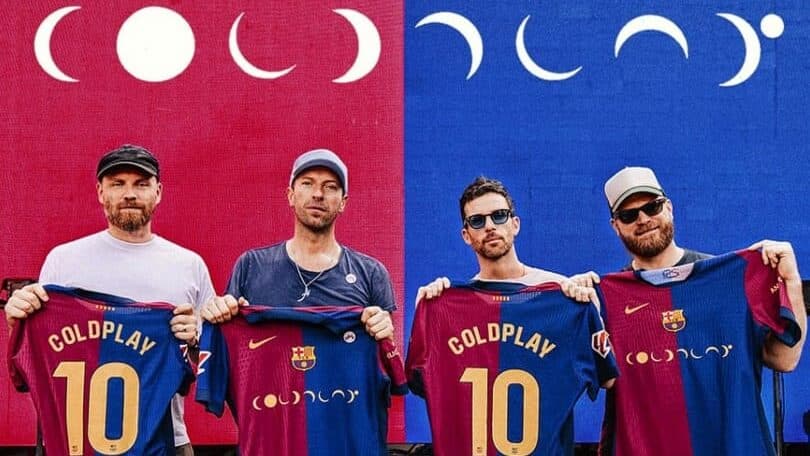 Video: FC Barcelona utilizará el logo de Coldplay en su playera frente al Real Madrid
