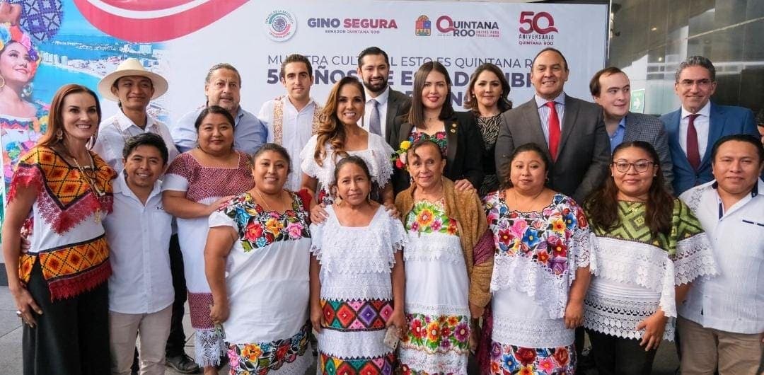 Mara Lezama lleva festejo por los 50 años de Quintana Roo al Senado