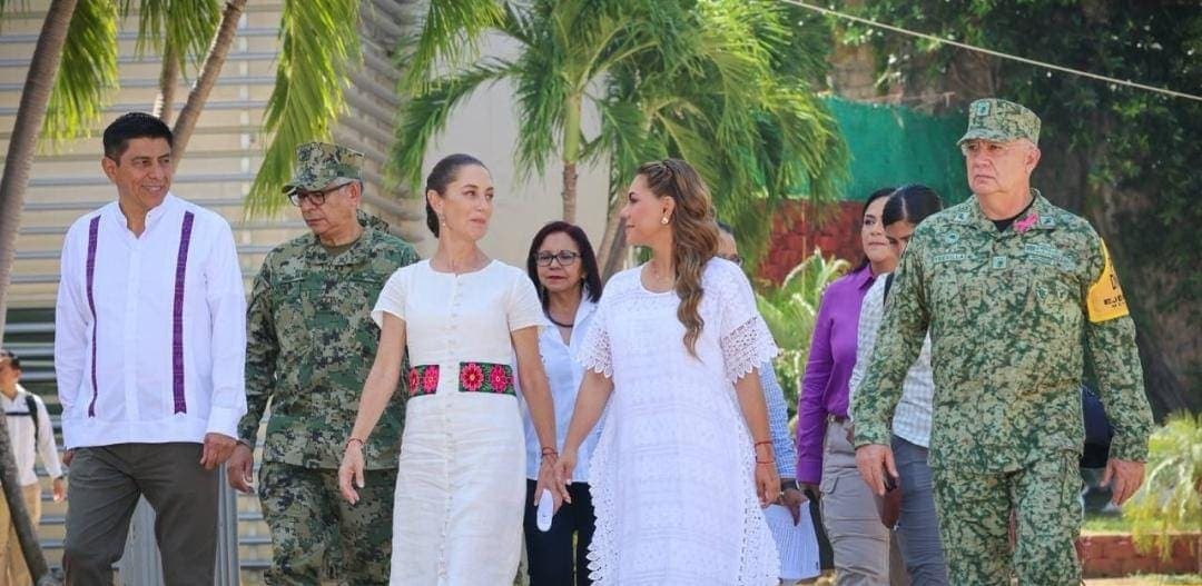 Declara Claudia Sheinbaum final de la emergencia tras paso de "John" en Guerrero y Oaxaca