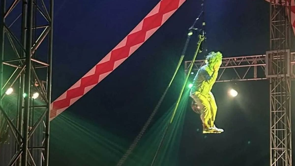 VIDEO: Cae payaso acróbata en Circo del Horror de Cuernavaca