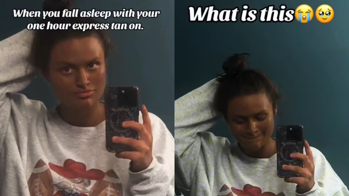 VIDEO: Mujer se queda dormida 8 horas mientras se bronceaba