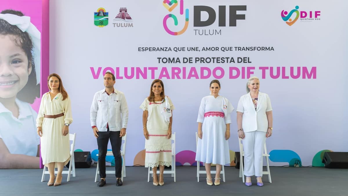 Voluntariado del DIF Tulum toma protesta: “Esperanza que une, amor que transforma”