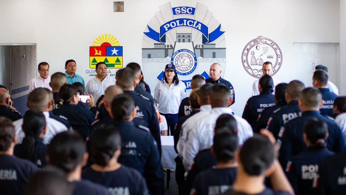 Mayor fortalecimiento de la policía para construir la paz en Solidaridad: Estefanía Mercado