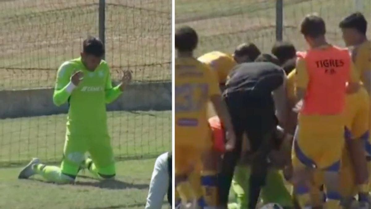 VIDEO: Portero de Tigres de la Sub-19 se entera que su padre falleció a mitad del partido y decide seguir jugando