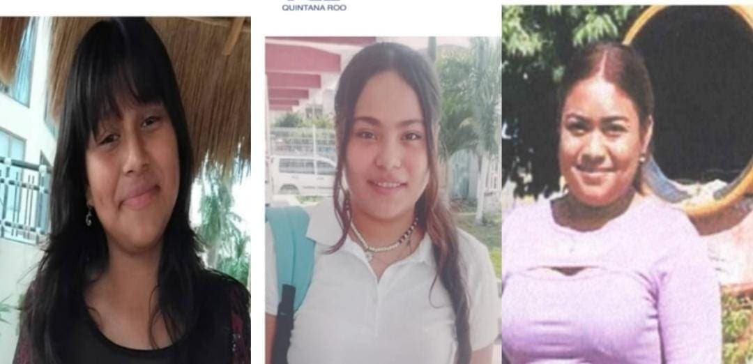 Localizan a tres menores de Cancún que habían sido reportadas como desaparecidas