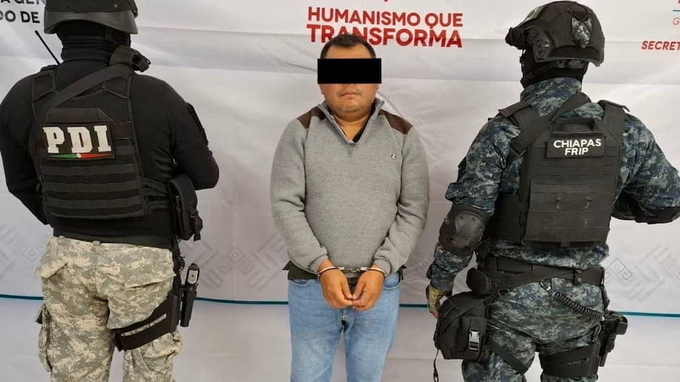 Encarcelan al secretario de Seguridad de Comitán, Chiapas por vinculación con grupos armados