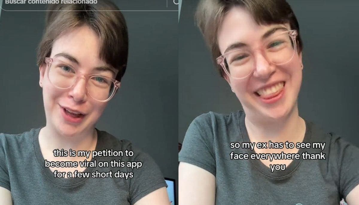 VIDEO: Mujer pide a TikTok la oportunidad de ser viral para que su ex vea su rostro en todas partes