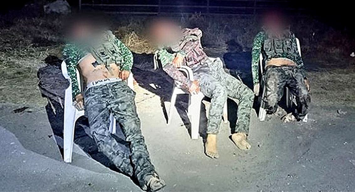 Dejan tres ejecutados sentados en sillas en Apatzingán, Michoacán