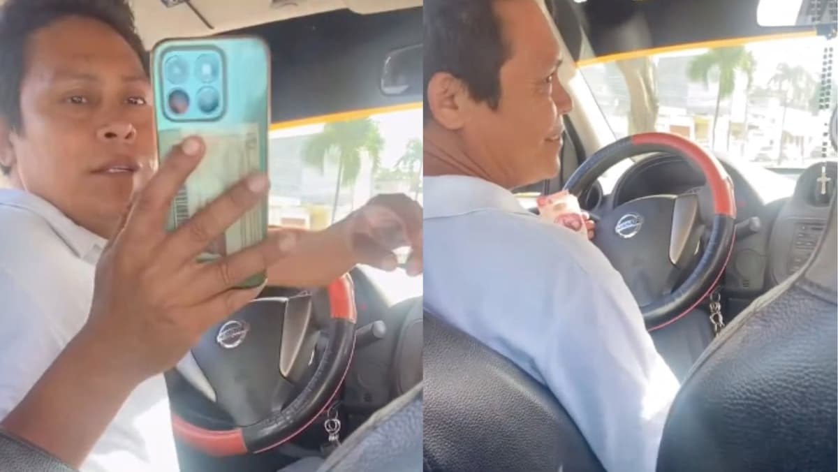 ¿Se quería quedar con el cambio? Exhiben a taxista de Chetumal por no querer dar "vuelto" de ¡37 pesos!