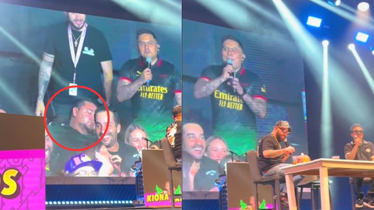 Video: Sujeto se queda dormido en pleno show de "La Cotorrisa"