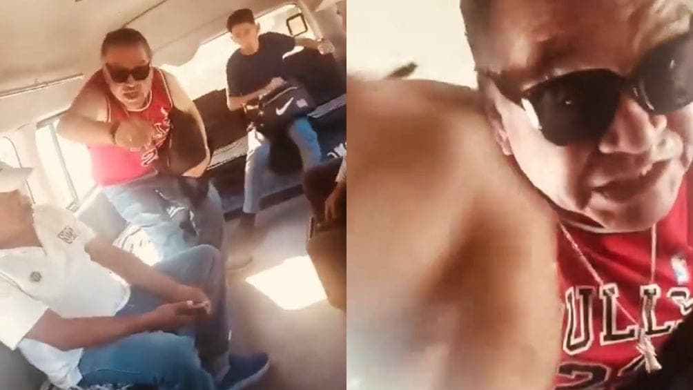 Surge 'Lord Combi': Hombre arma escándalo para no pagar su pasaje y finge secuestro