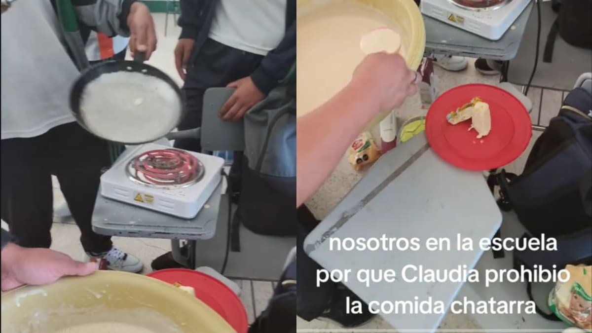Video: Estudiantes reaccionan cocinando hotcakes en el salón de clases tras la prohibición de comida chatarra en escuelas
