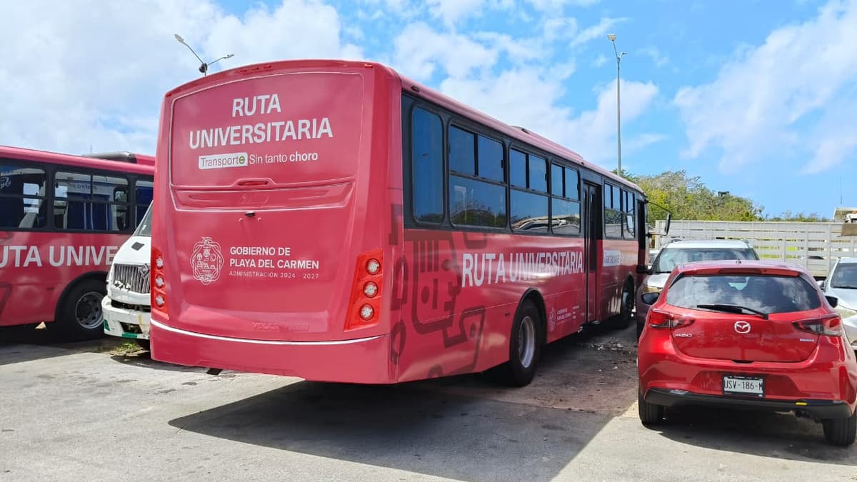 Transporte universitario gratuito: una iniciativa aprobada en Playa del Carmen