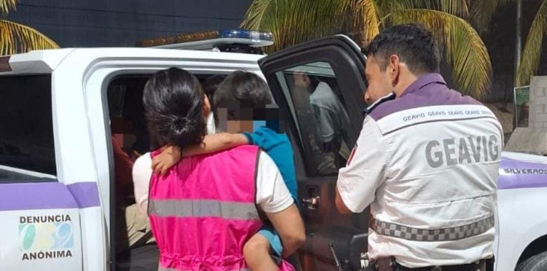 Rescatan a tres menores víctimas de violencia en Cancún; presentan golpes e incluso quemaduras