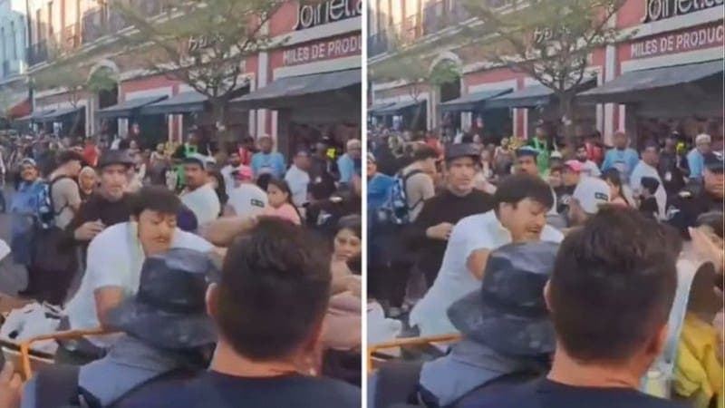 Video: Vendedor arroja tamales al suelo para evitar decomiso en Guadalajara, Jalisco