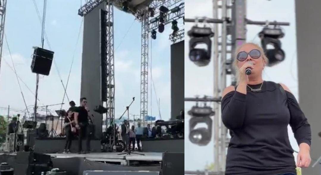 Alicia Villarreal hizo prueba de sonido minutos antes del colapso del escenario en la GAM, en Cdmx